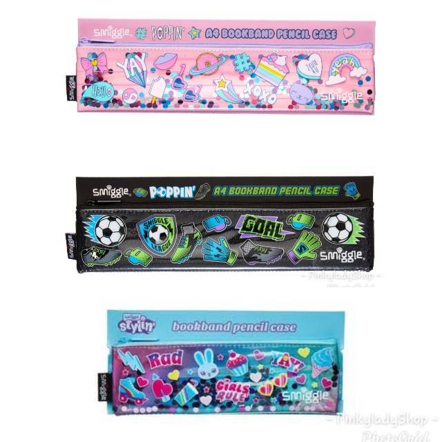 

SALE!!! Smiggle Poppin' A4 Bookband Pencil Case