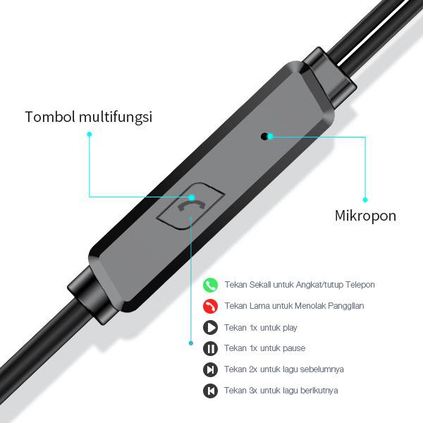 HEADSET / ERAPHONE handset ROBOT RE20 UNTUK IPHONE ATAU ANDROID NYAMAN DIGUNAKAN