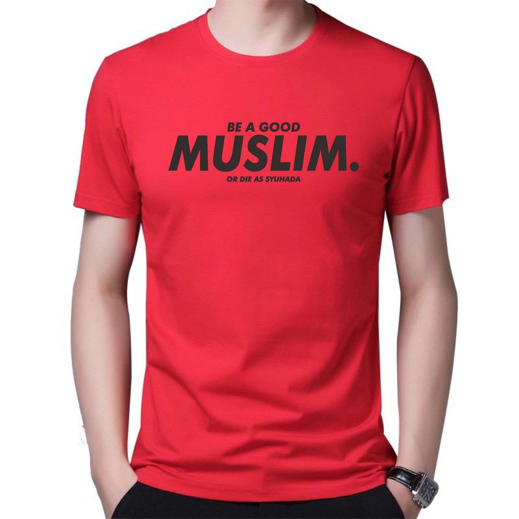 BS/COD/BAJU KAOS TANGAN PENDEK MUSLIM PRIA REALPICTURE