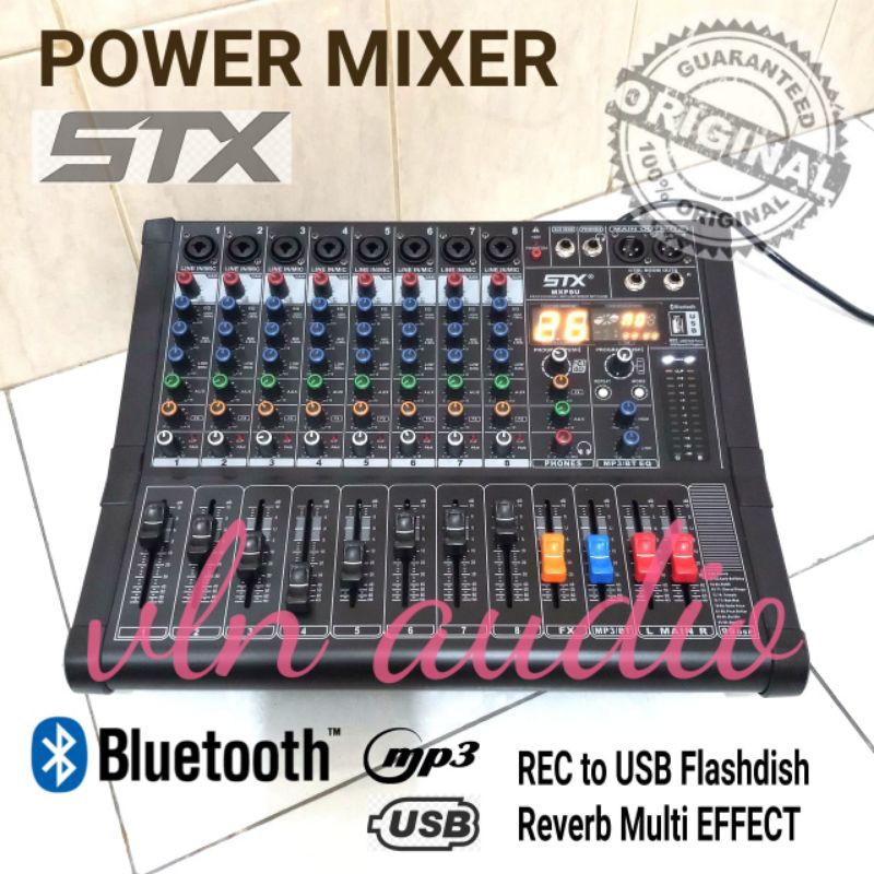 Power mixer STX MMP 8U   MMP8U   MMP8 U   8Channel  ORIGINAL