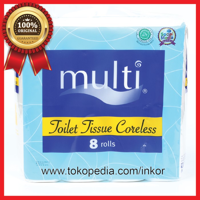 Dijual Multi Toilet Tissue Coreless Pb-05 8 Rolls Limited