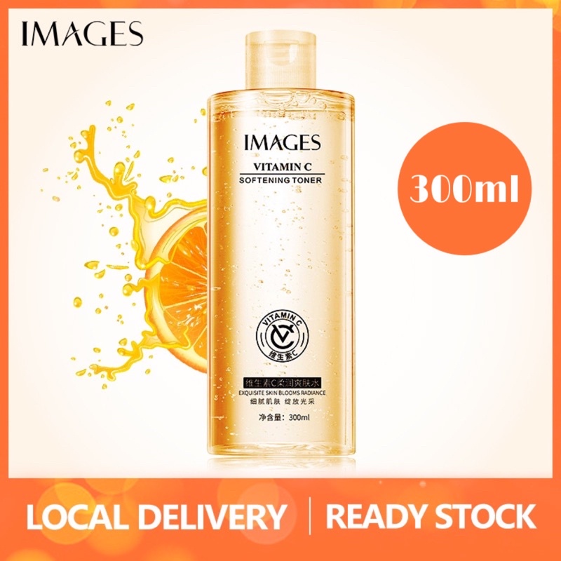 TONER Vitamin C Brightening Softening Face Toner 300ml (Toner pencerah wajah vit C)