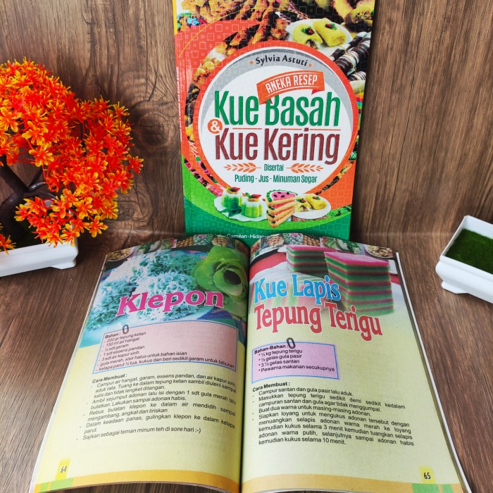 

buku resep kue basah kue kering lengkap, original