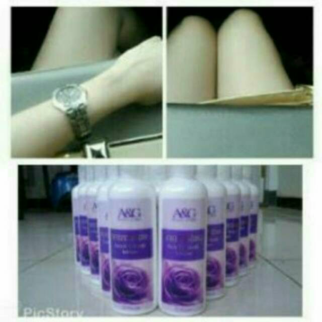 Hand and body LOTION A&amp;G / MUSK handbody whitening Botol Bulat / Botol Oval