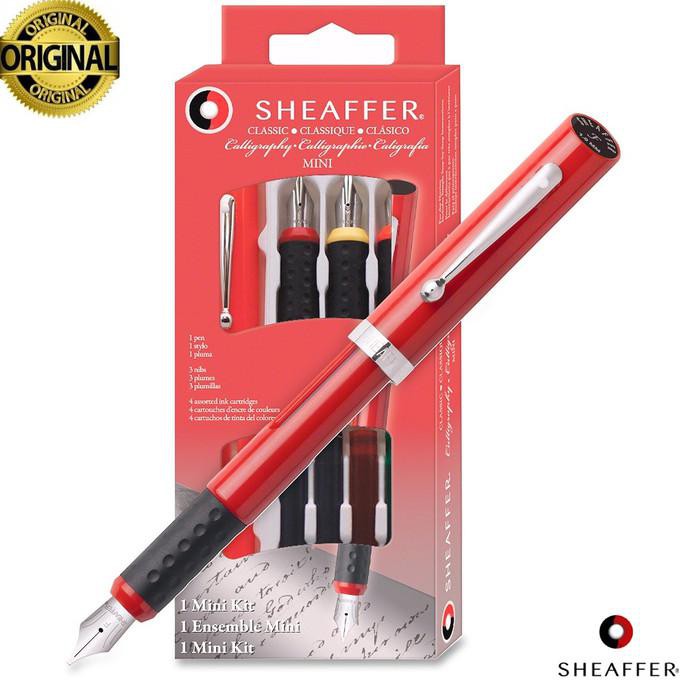 

Promo! Sheaffer Calligraphy Mini Set Red Trim Special Gift 73400 Termurah