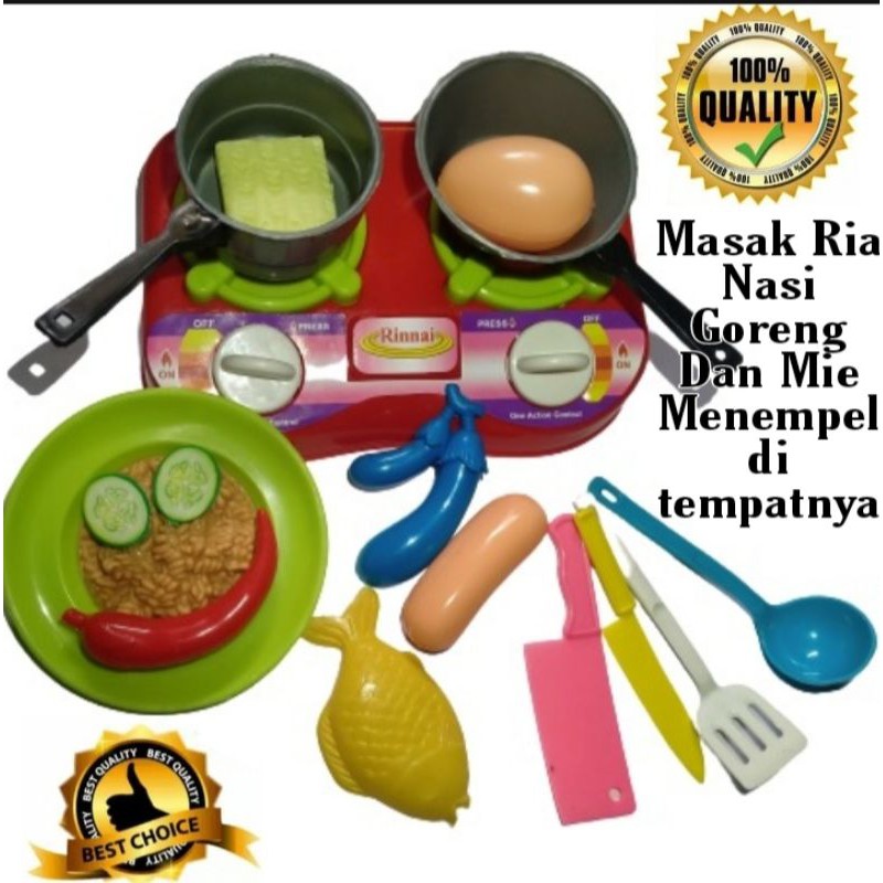 KS119 Mainan Anak Perempuan Masak Masakan Kitchen Set Masak Ria,Masak Masakan Nasi Goreng