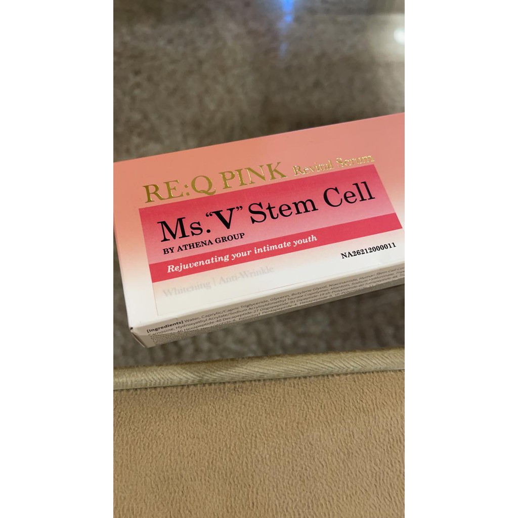 1 Box - MISS V STEM CELL (untuk daerah Kewanitaan yang Kering) dari Klinik Kecantikan Athena