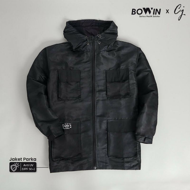 BOWIN Jaket Parka Anti UV Technology [Chicco Jerikho Series] Jaket Motor/Jaket Sepeda/UPF 50+