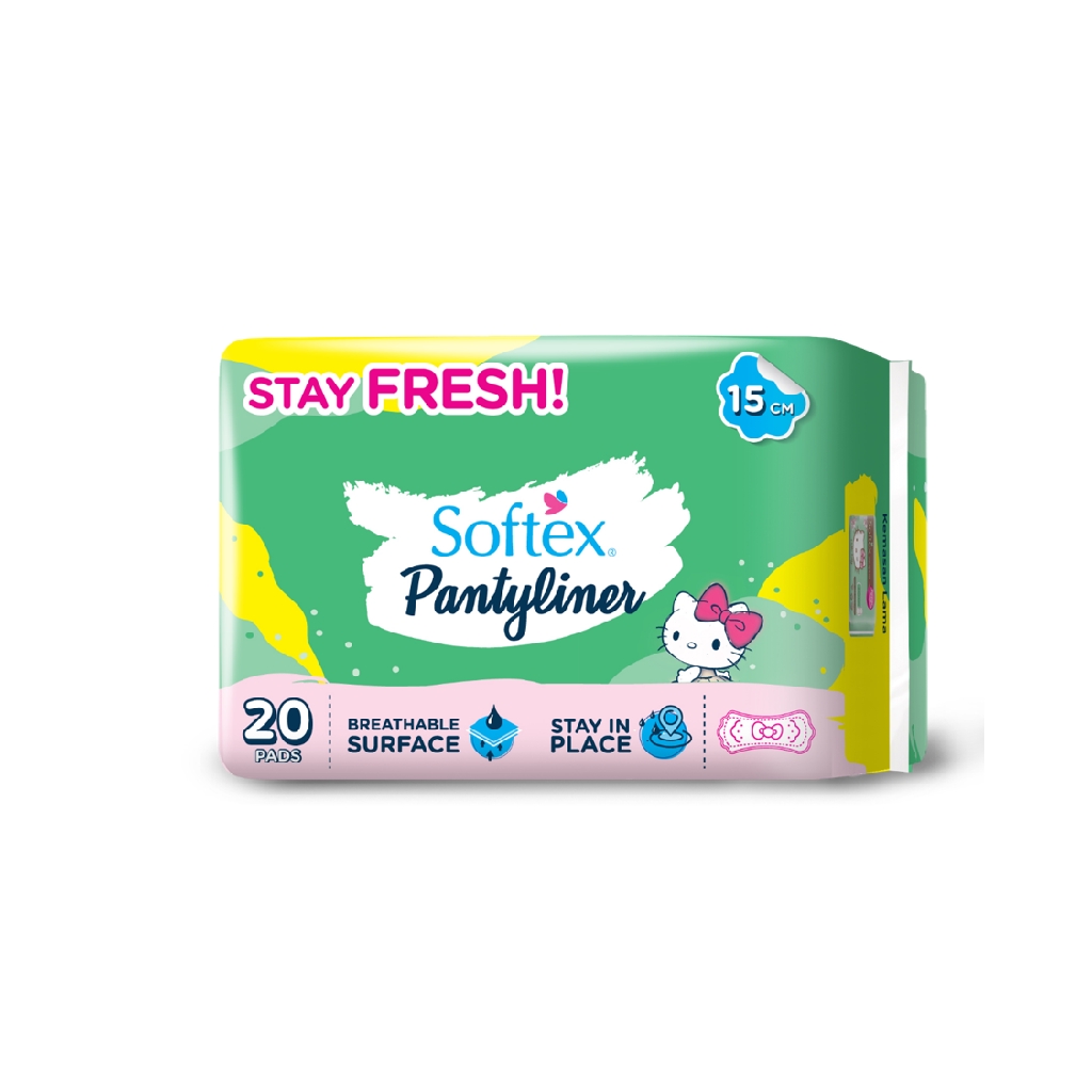 Softex Pantyliner Forever Fresh Hello Kitty 20s