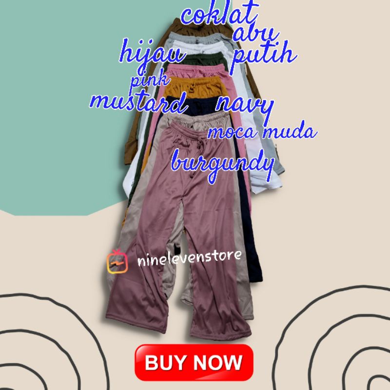 celana kulot scuba uniqlo