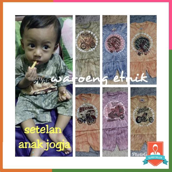 KAOS ANAK CEWEK COWOK BAJU SETELAN JOGJA KADO GIFT