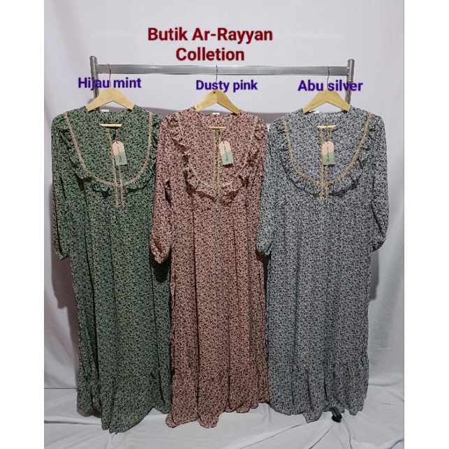 Gamis ceruti model renda