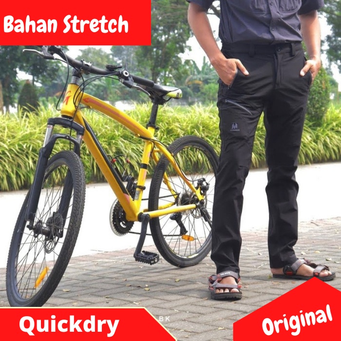 Celana Sepeda Pria Panjang Celana Cargo Panjang Celana Outdoor Pria Hikemore Tailgates Premium