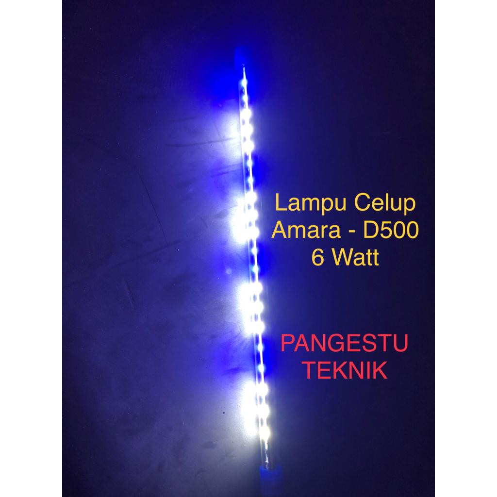 Lampu LED Amara 50 cm / T4 LED D500 6 Watt Lampu Celup Aquarium - BP