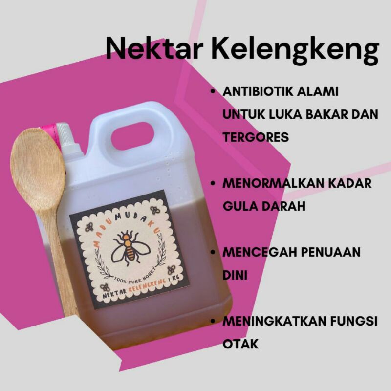 

Madu Mudaku Varian Bunga Kelengkeng Kemasan 1 Kg