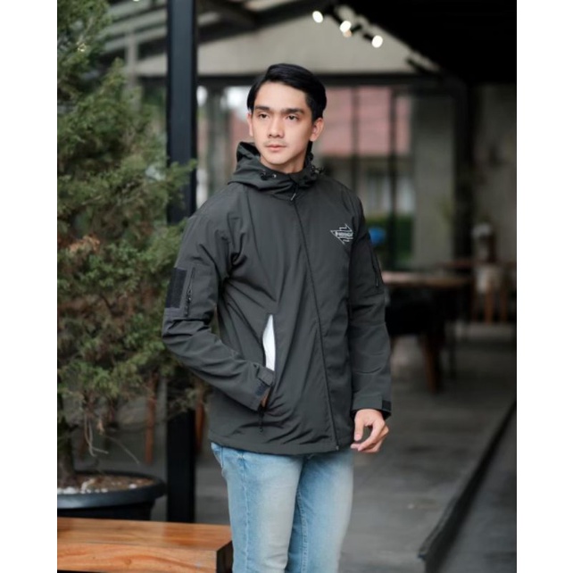 jaket pria henzogar simple jaket outdoor