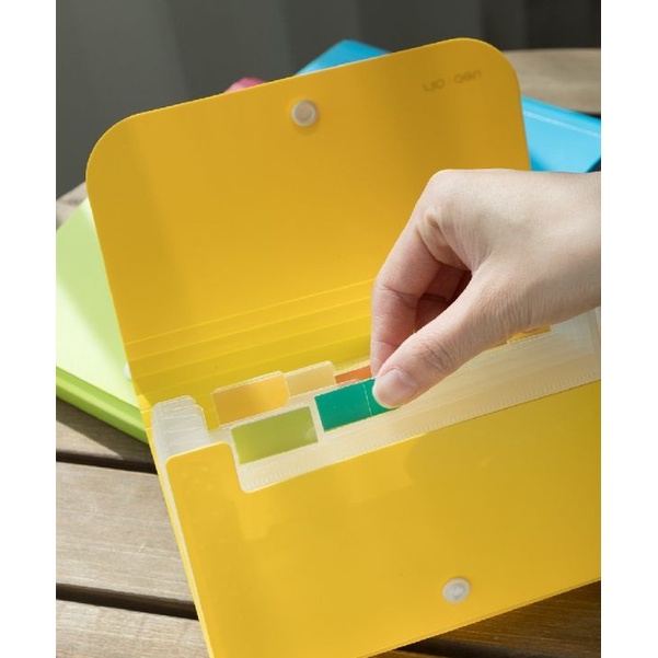 

[FS] Expanding File A6 Sticker Organizer / Dompet Uang dengan 12 Dividers File Holder