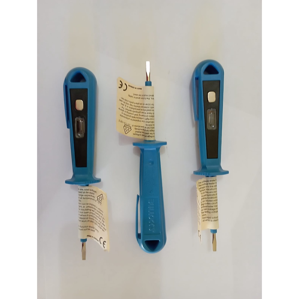 Obeng Testpen Listrik / Voltage Tester BULLOCK'S Made in Germany