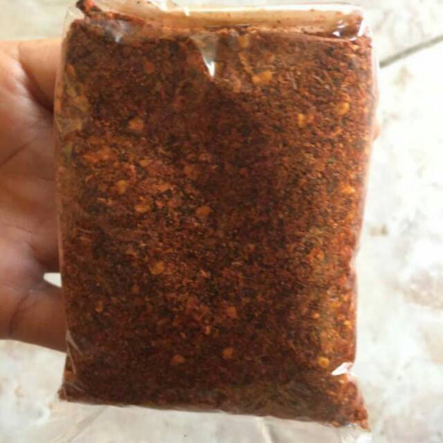 

Sambal terasi kacang pedas mampus