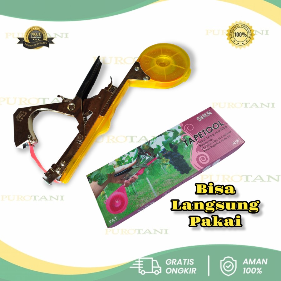 Alat Pengikat Lanjaran Tanaman Tape tool Hand Tying Machine tapetool