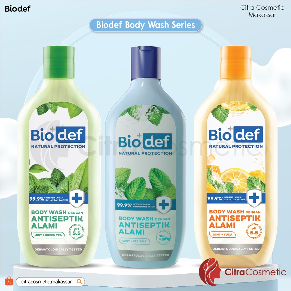 Biodef Body Wash Botol  275 Ml Natural Protection Series