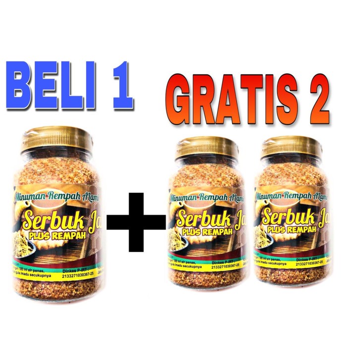 

COD PROMO Jahe Merah Plus Rempah-Rempah Isi 220gr BACA DESKRIPSI