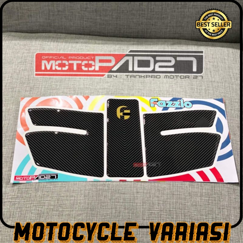 Motopad27 stiker fazzio sticker stiker deckpad Yamaha Fazzio bahan resin timbul premium