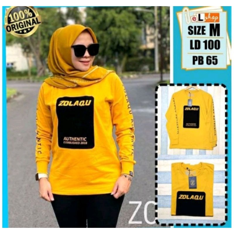 kaos Zolaqu warna kuning