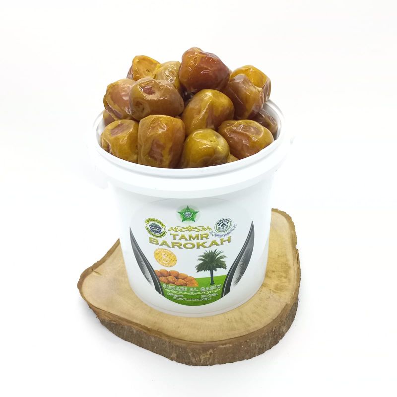 

kurma sukari kemasan ember 850gr premium tamr barokah