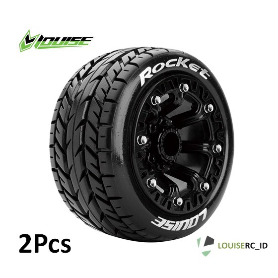 Louise ST-Rocket Tire 2.2" 2pcs E Revo Traxxas Buggy Ban Rc mn86 wltoys 144001 Wltoys 12428 12427 12