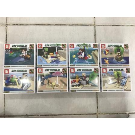 Bricks Lego Block Minecraft My World 8in1 SY653