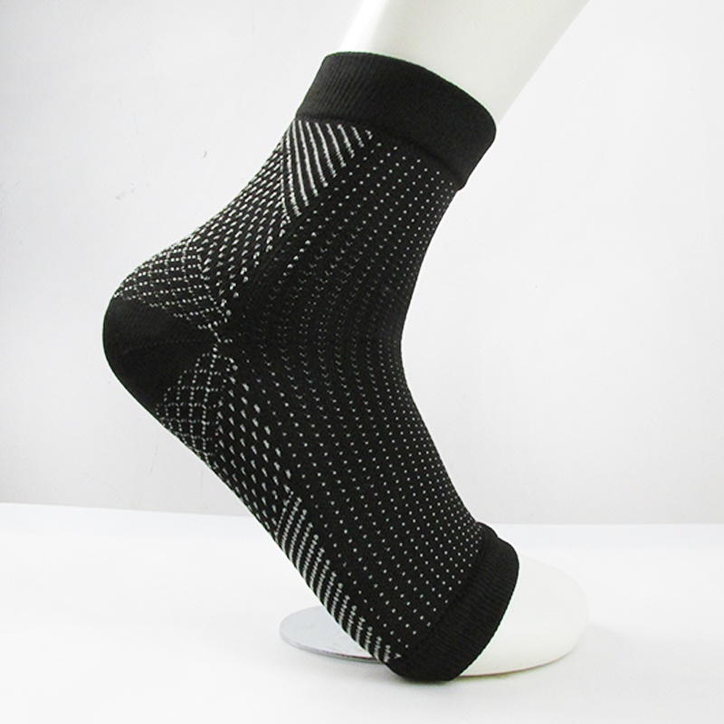 [TOSERBA_EMAK] - Kaos Kaki Anti Fatigue Compression Socks Size L/XL - D-A11309 - Black