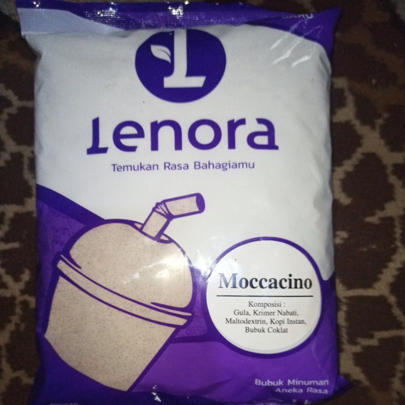 

Lenora bubuk miniman rasa moccacino