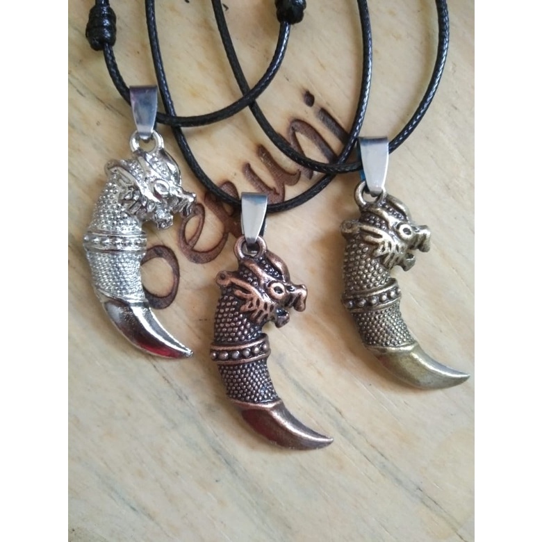 KALUNG TALI PRIA TARING MACAN / KALUNG TALI GIGI MACAN