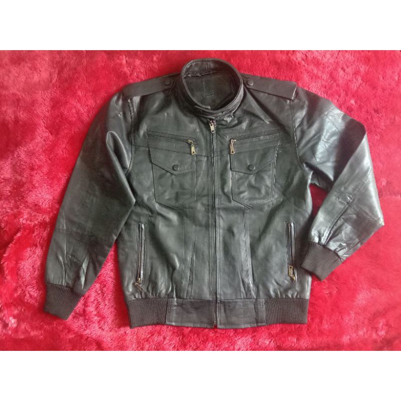 jaket kulit asli second