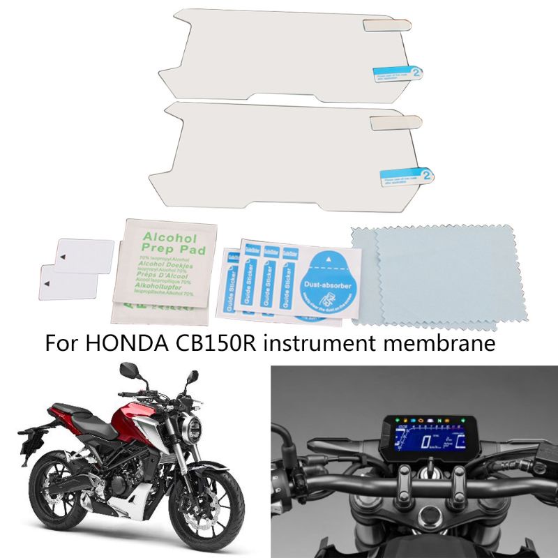 CRE 2Pcs Cluster Scratch Cluster Screen Protection Film Protector For Honda CB150R CB300R 2018