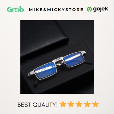 kacamata plus baca auto fokus anti radiasi lipat titanium