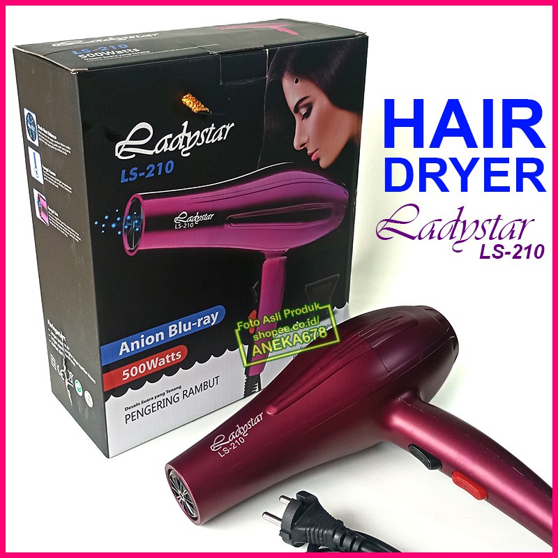 LADYSTAR LS 210 HAIR DRYER SALON LS210 HAIRDRYER PENGERING RAMBUT