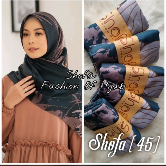 Hijab segi empat denaay denai seri shofa segiempat seragam