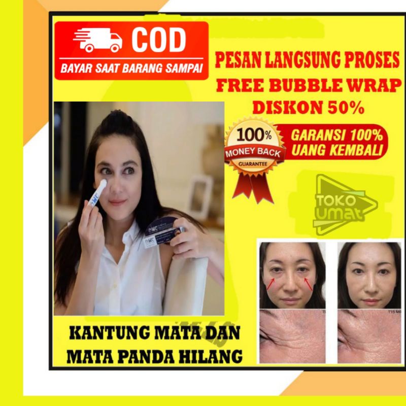 Obat Penghilang Kantung Kantong Mata Panda dan Kerutan Bawah Mata Untuk Pria wanita Original Asli