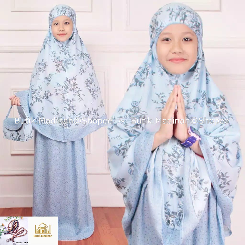 BUTIK.MADINAH MUKENA ANAK DAHLIA ELVIRA CANTIK