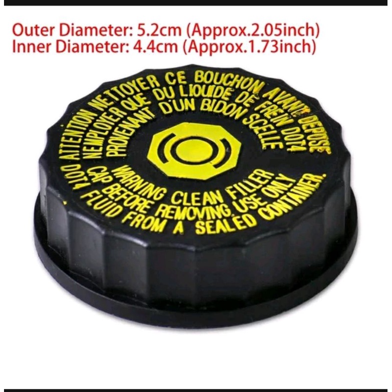 TUTUP TANGKI MINYAK REM MOBIL UNIVERSAL TOYOTA DAIHATSU HONDA MITSUBISHI NISSAN DATSUN SUZUKI MAZDA 