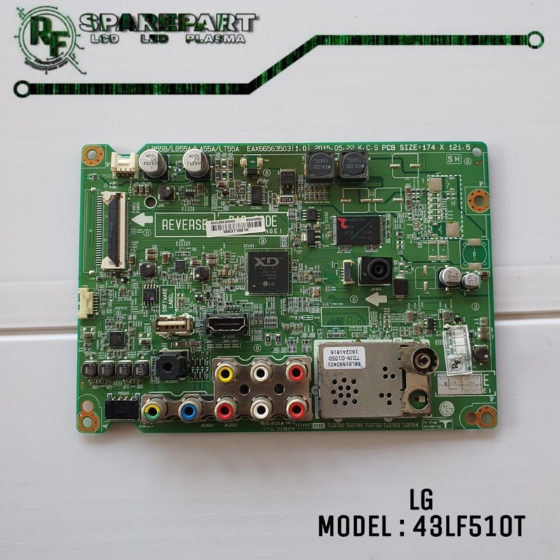 MB MAINBOARD MESIN TV LED LG 43LF510T 43LF510 T