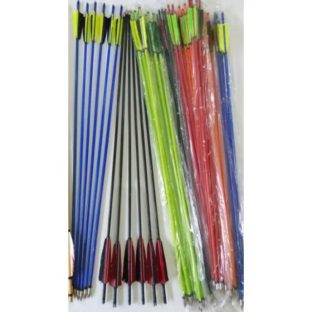 Anak panah arrow fiber pancing fiber solid vanes kalkun super awet