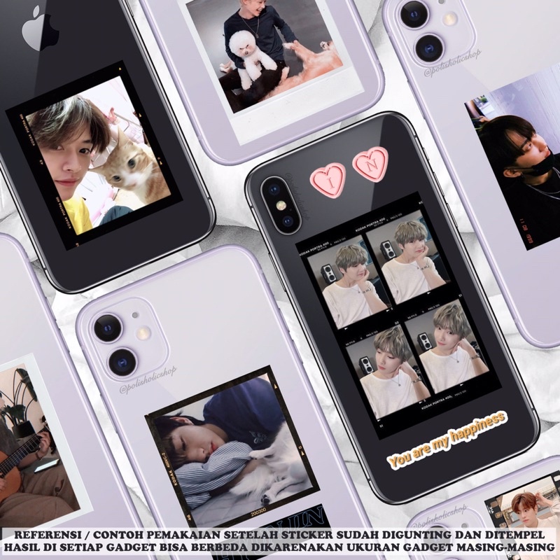 [READY] STRAY KIDS Aesthetic Boyfriend Material Tumblr Deco SKZ Kpop Sticker Case DIY Fanart Stiker