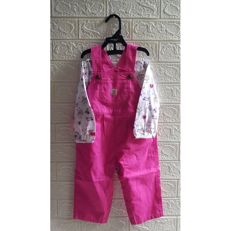 Overall set baby girl carhartt