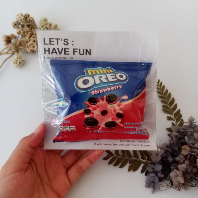 

Mini Gift template aja + plastik opp