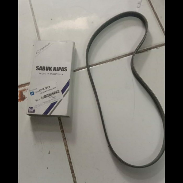 Fanbelt Spark 800 AC Compressor 4PK910 GM Terjangkau