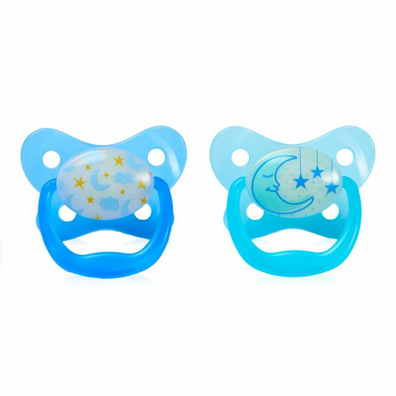 DR BROWNS Pacifier Glows In The Dark 0-6  6-12 m 2pcs Dr Brown dr brown’s