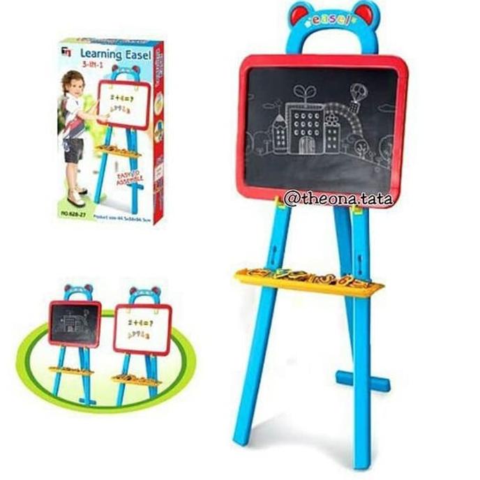 

MAINAN ANAK / LEARNING EASEL / PAPAN TULIS 3 IN 1 NON COD